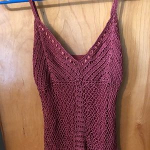 Vintage Boho Crochet Tank Top